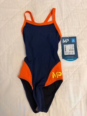 MP Michael Phelps by Aqua Sphere girls size 20 training swimsuit